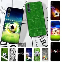 toplbpcs football soccer phone case for huawei p30 40 20 10 8 9 lite pro plus psmart2019