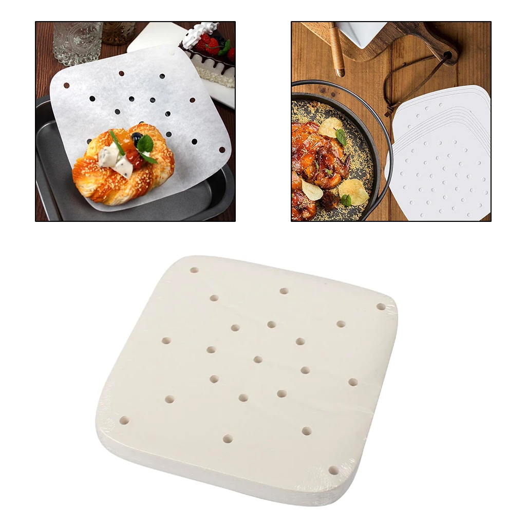 100 шт. круглые пергаментные бумажные вкладыши для выпечки безопасные печи и