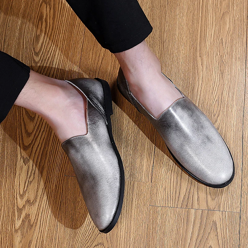 

Genuine Leather Men Casual Shoes outdoor breathable Fashion Men Shoes Men Loafers Moccasins Slip on Men Flats Male Driving Shoes