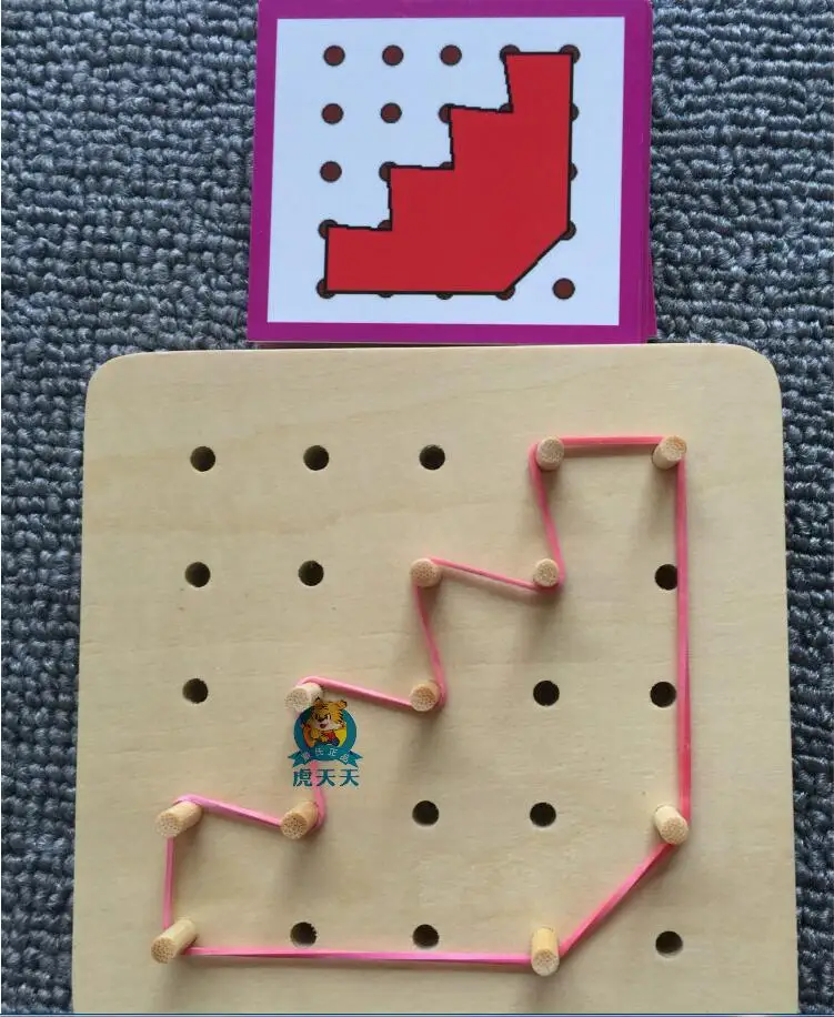 Обучающие игрушки Монтессори для детей с карточками ногтей | Игрушки и хобби