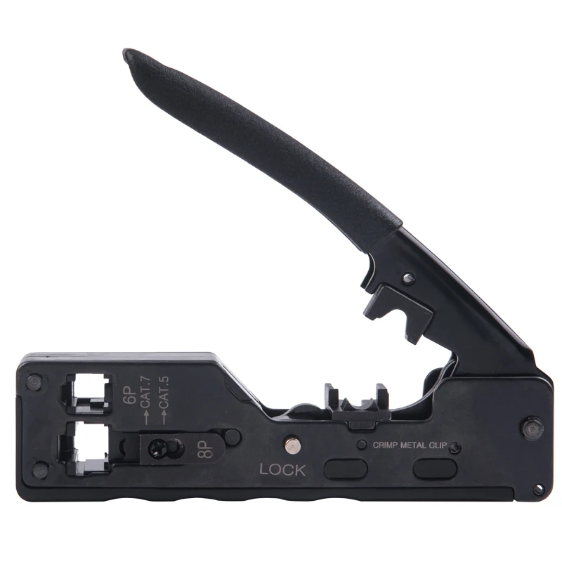 Инструмент для обжима сети и связи модульные Заглушки RJ45/RJ11/RJ12 Cat7/Cat.6A 8P 6P