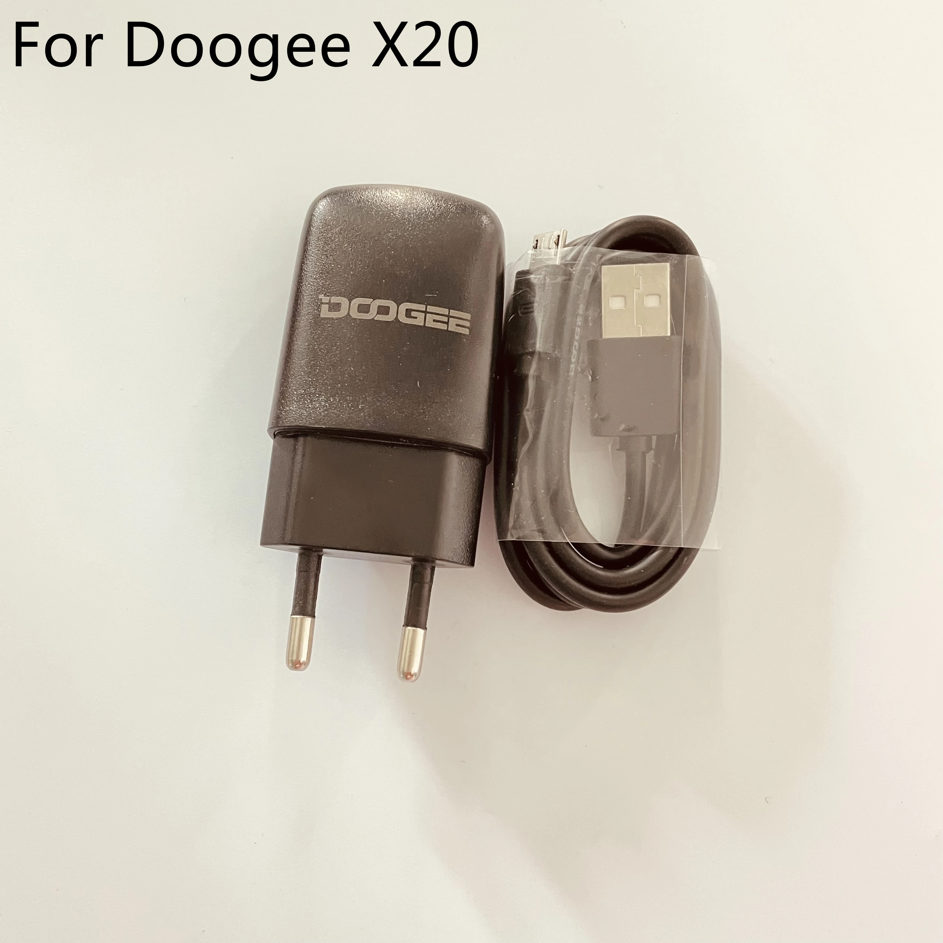 Doogee X20 новое зарядное устройство для путешествий + USB кабель для Doogee X20 MT6580 четырехъядерный 5,0 дюймов HD 720x1280 Бесплатная доставка