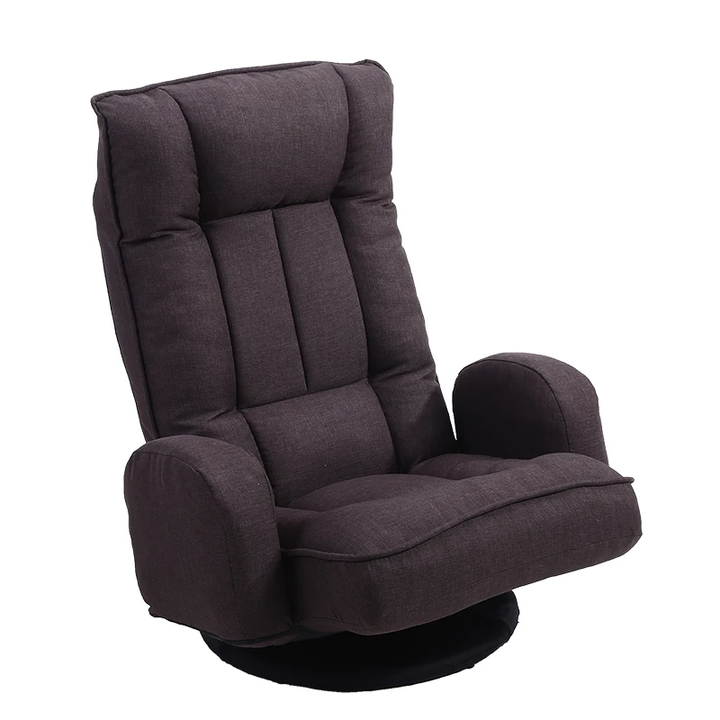 

Модный поворотный ленивый диван кресло пол комфорт видео игровое кресло 360 градусов Поворотный складной 6 позиций пол для подлокотника стул...