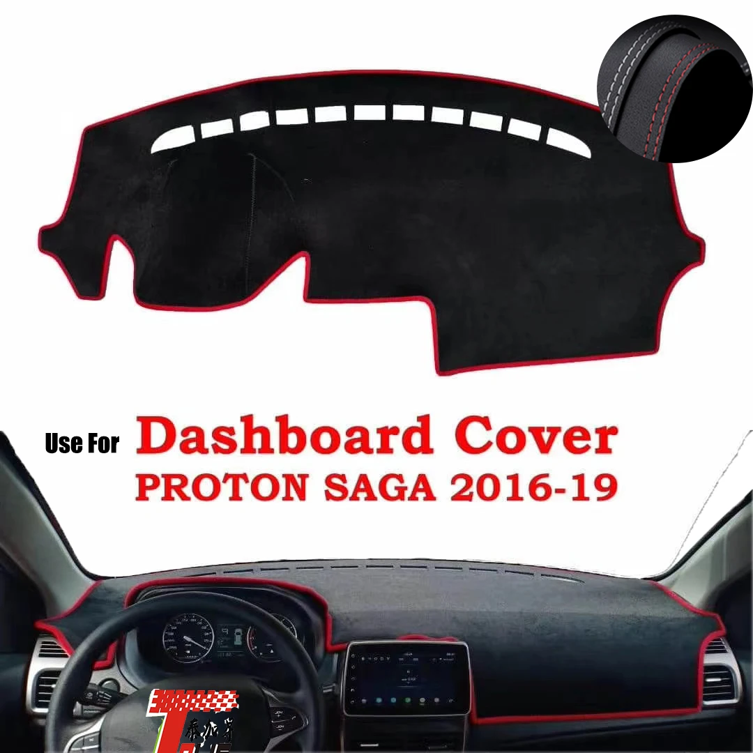 

: TAIJS Factory Casual Protective Leather Car Dashboard Cover For PERODUA SAGA 2016 2017 2018 2019 Left hand drive