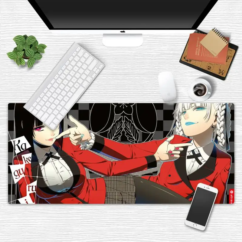 

Kakegurui Jabami Yumeko Large Mouse pad PC Computer mat X XL XXL Non-slip Cushion Thickness 2mm LockEdge equal LE