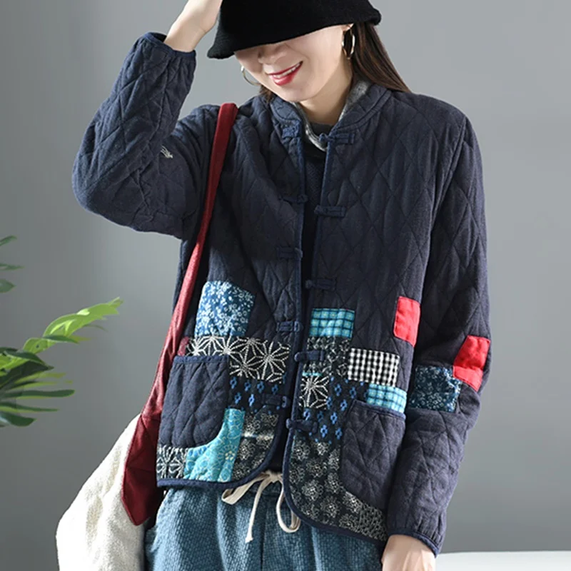 Женские китайские топы теплый зимний китайский топ традиционная женская