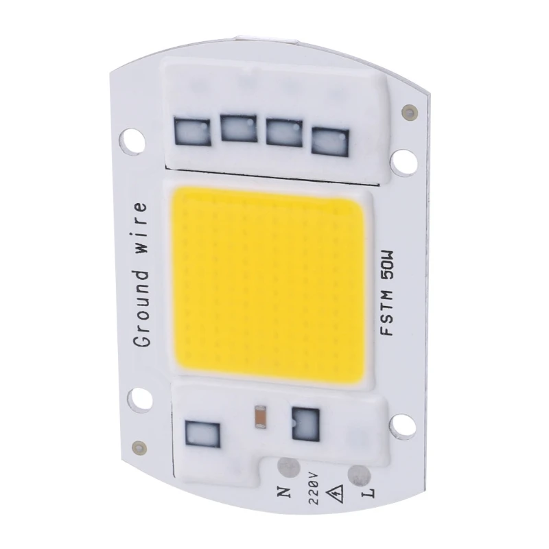 

29EB LED COB Lamp Chip 20W 30W 50W AC 220V Smart LED Floodlight Spotlight Warm White