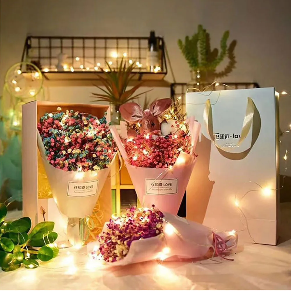 

Mini LED Holiday String Lights Bottle Stopper Glass Craft For Indoor Outdoor Wedding Christmas Led lights decoration