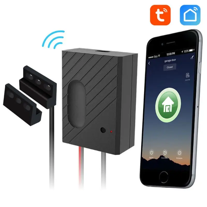 Wi Fi переключатель Ewelink/Tuya устройство для открывания дверей гаража дистанционное