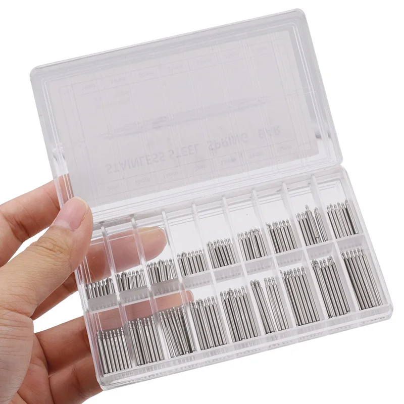 Набор инструментов для ремонта часов 8-25 мм Watch Band Strap Barrette Link Pins Repair Tool Set Professional Accessories on.