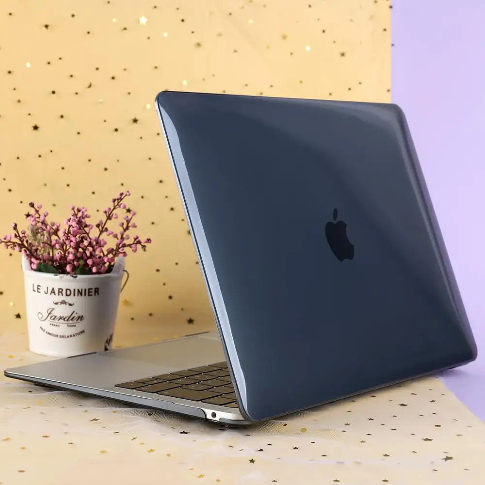 Прозрачный кристально чистый чехол для Macbook Air Pro retina 11 12 13 15 16 дюймов Touch Bar/Touch ID A2141 A1932 A1989 A2159