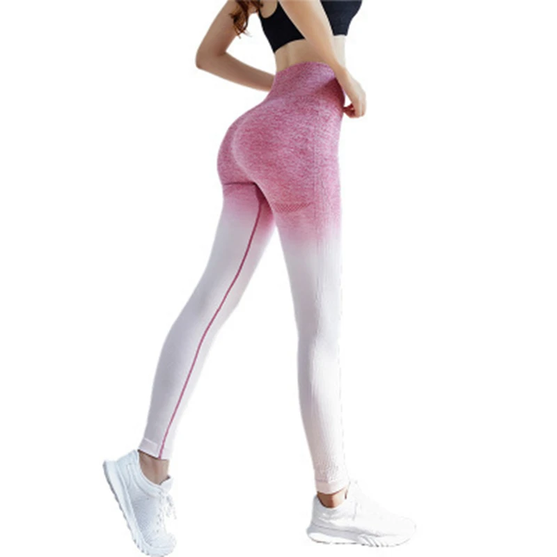 

Seamless Breathable Yoga Pants For Women Push Up Sportswear Fitness High Waist Squat Proof Sports Tight Gym Workout Leggings