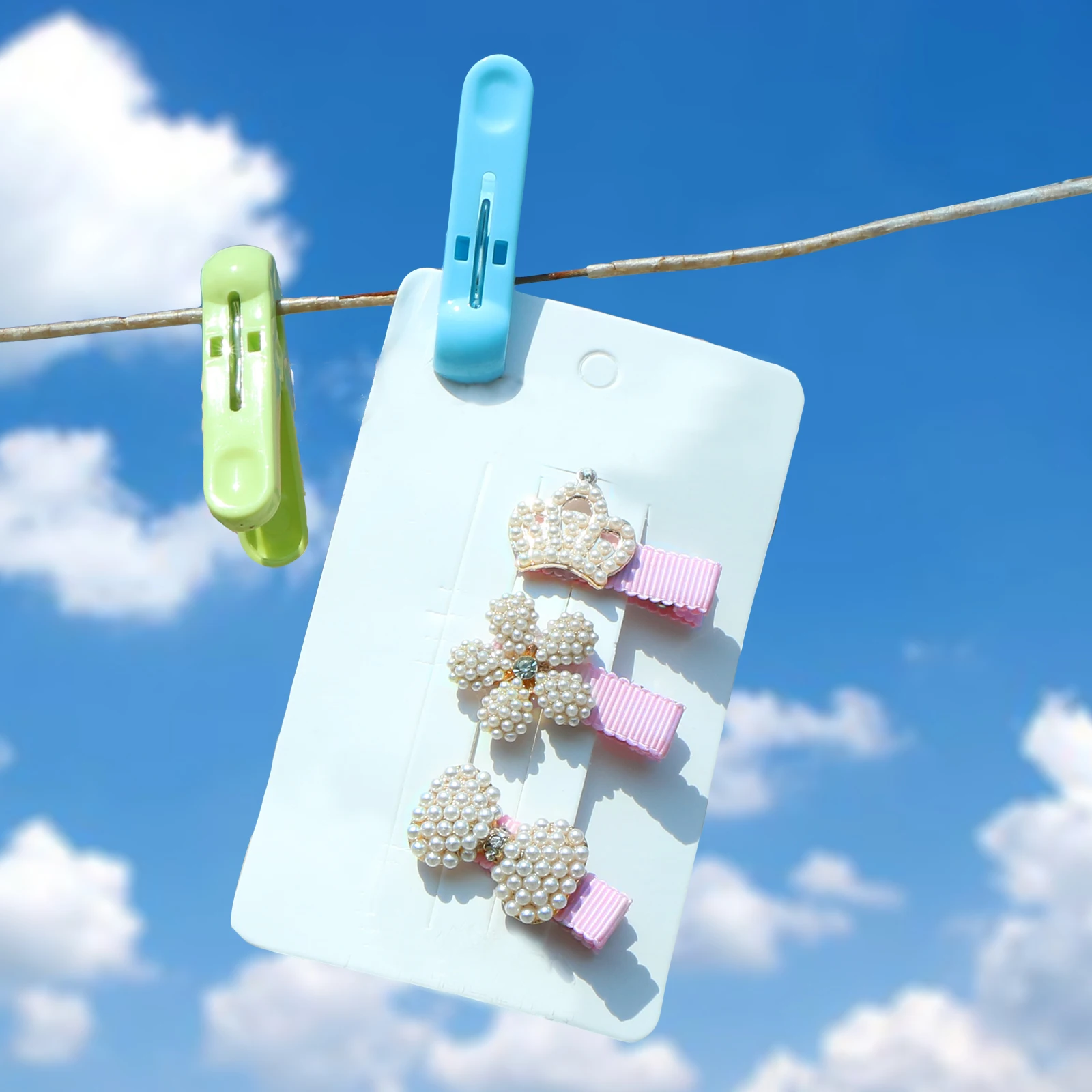 

1 Pcs Princess Baby Hair Clips Crown Pearls Flower Kid Hairpins Pearl Bows Girls Headwear Kids Headdress Hair Accessories