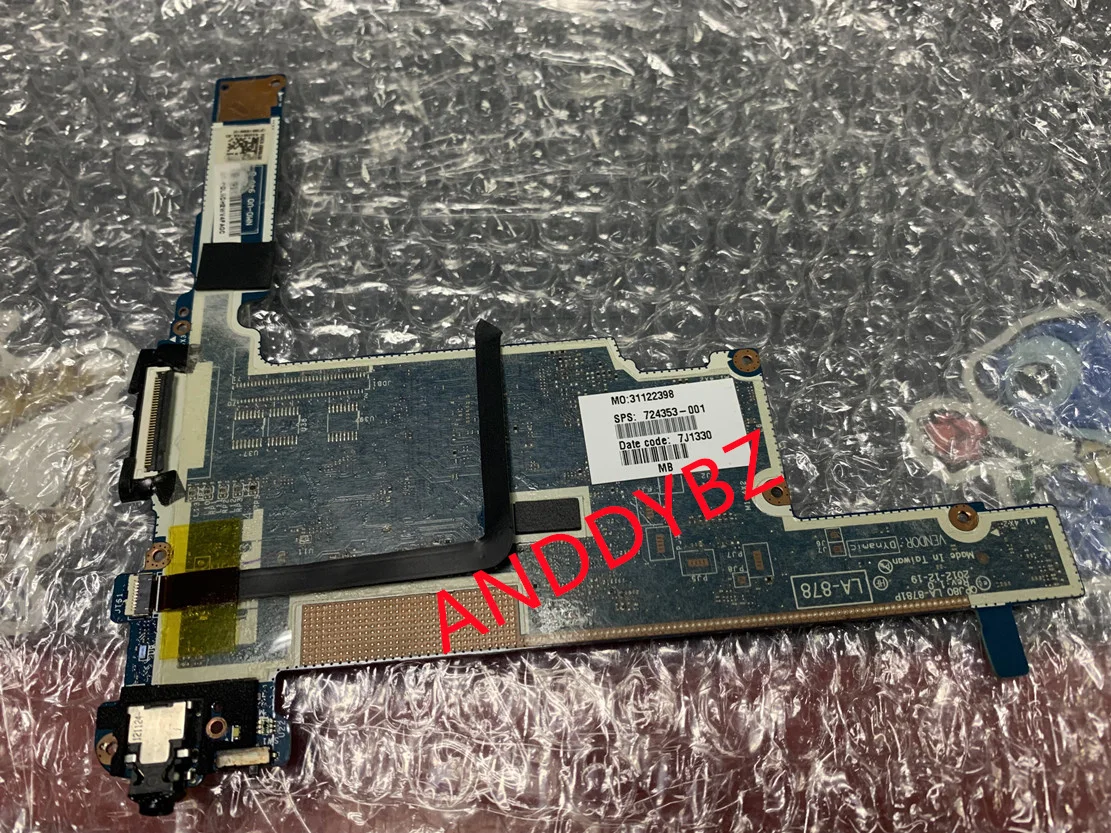 Оригинальная материнская плата для планшета HP Elitepad 900 G1 724353-001 qpj80 la-8781p tesed ok |