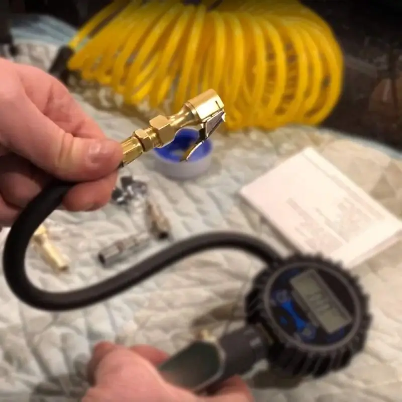 2 шт. прямой воздушный патрон с зажимом для надувания шин латунный аксессуары шин|