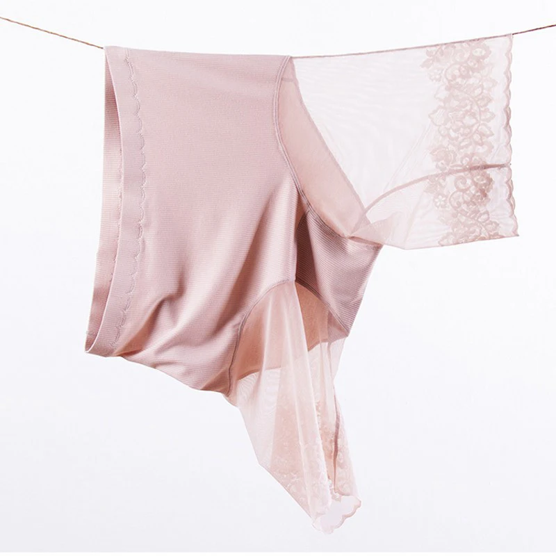 

High Waist Shorts Seamless Under Skirt Plus Size Safety Shorts Sexy Lace Ladies Pants Underwear Large Size Summer Boxers Women