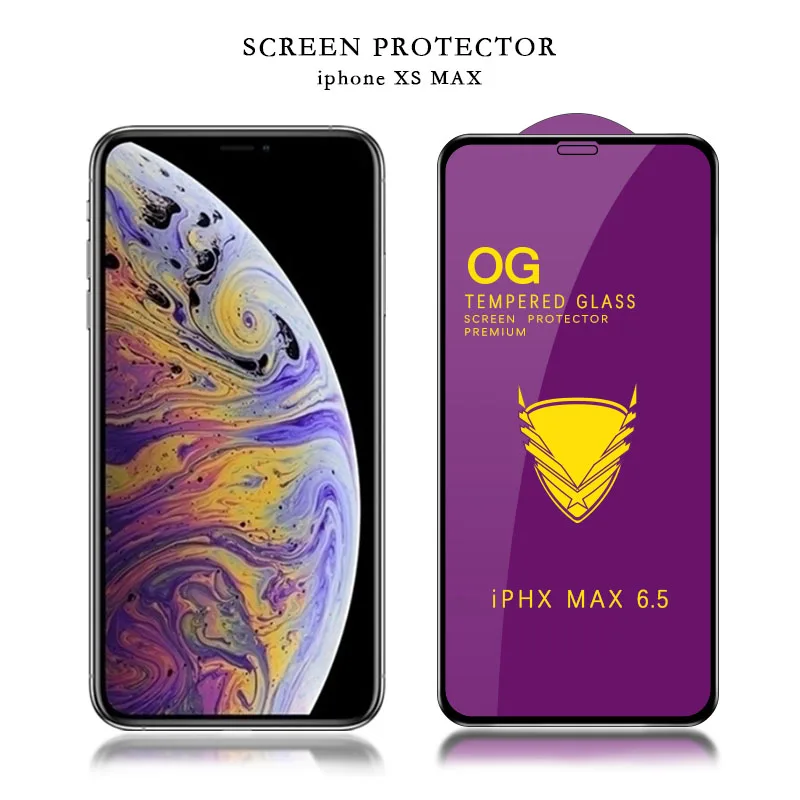 Защитное стекло закаленное для iPhone XS Max/XS/6s/7/8|Защитные стёкла и плёнки телефонов| |