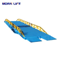8 ton hydraulic electric mobile loading ramp truck for forklift