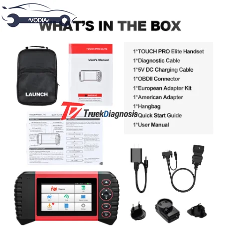 Сканер Launch CRP TOUCH PRO ELITE OBD2 инструмент для полной диагностики автомобильных