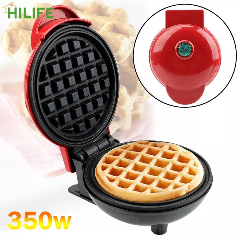

Mini Electric Waffles Maker Breakfast Waffle Molds Waffle Pot Non-stick Pan