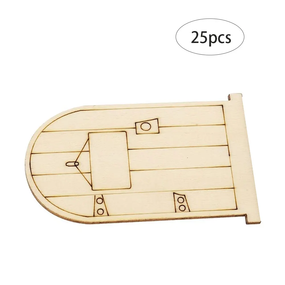 

25PCS Wooden Fairy Garden Door Small Door Crafts Unpainted Mini Door Shape Accessories DIY Ornaments for Christmas Decoration