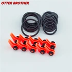 10 компл.Лот, рыболовный крючок, пластиковый надежный держатель, крючки для джиг-приманки, безопасное хранение, Рыболовный инструмент для удочки, аксессуары для заброса приманки