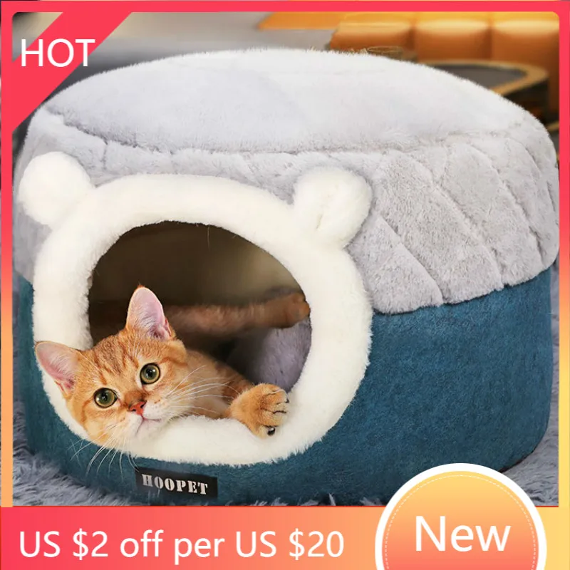 

Cat litter winter warm dog kennel fully enclosed cat house four seasons universal winter cat mats pet supplies