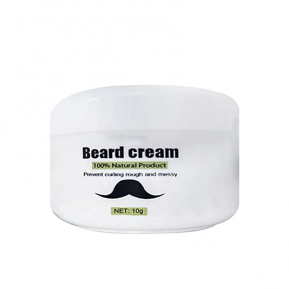 

50% Hot Sale Men Moustache Smoothing Growth Natural Beard Cream Balm Wax Facial Hair Care