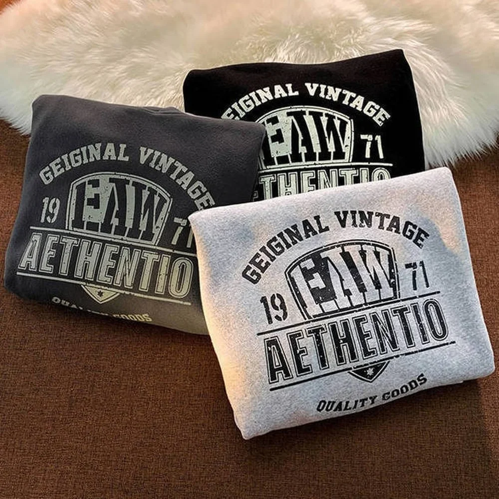 Женская толстовка с капюшоном теплая Свободная Толстовка большого размера