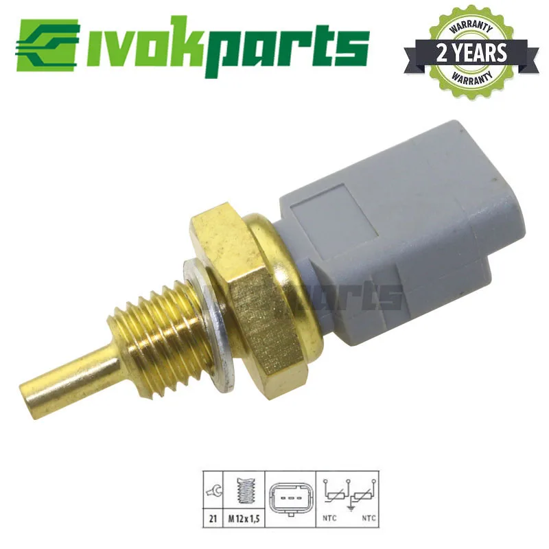 

Coolant Water Temperature Sensor For Peugeot 1007 106 206 306 406 Partner Bipper Expert 1.1i 1.4 1.6 2.0 HDi 9631000880