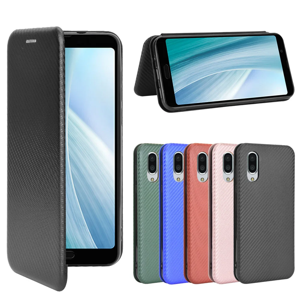 Чехол-накладка для SHARP Aquos Sense 3 Lite кожаный флип-чехол телефона/Sense3 Plus SH-RM12 из