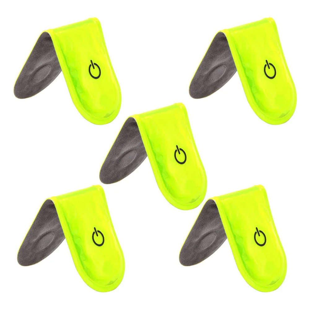

1pcs LED Reflective Warning Light Multifunction PVC Foldable Self-attracting Magnet Light For Night Running Walking Bike Cycling