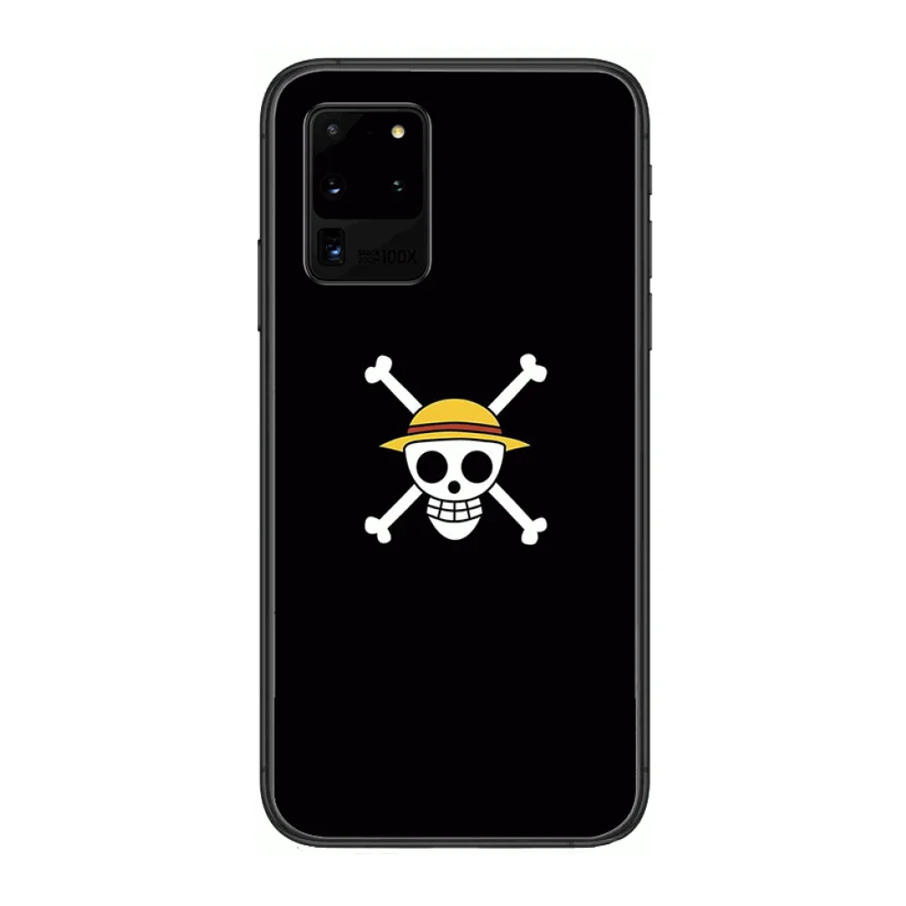 

One piece Zoro Ace Phone cover hull For SamSung Galaxy S 6 7 8 9 10 20 Plus Edge E 5G Lite Ultra black soft bumper