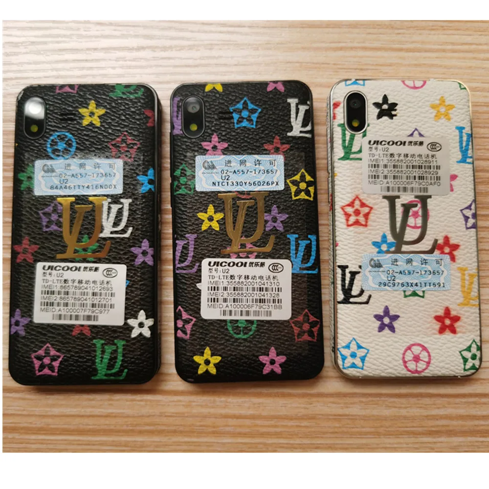 

Ulcool U2 Android 8.1 Mini Portable Cell Phone 4G Lte 3.15" Quad Core Dual SIM Telefon Leather Luxury Smallest SmartPhone