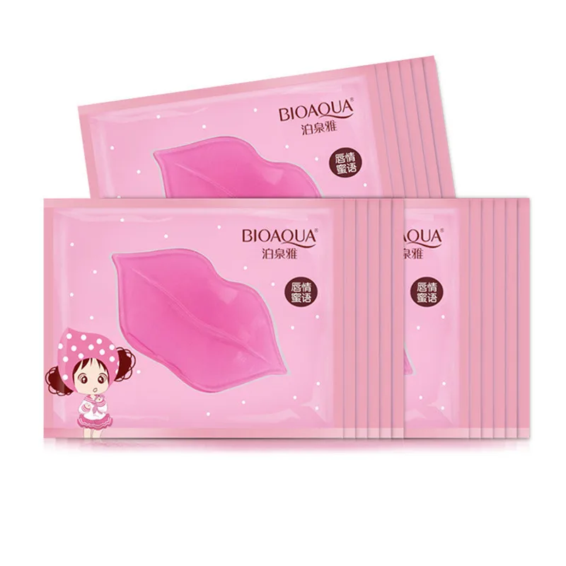 BIOAQUA питательные увлажняющие Помада для губ гелевая маска 10 шт. уход увлажнение