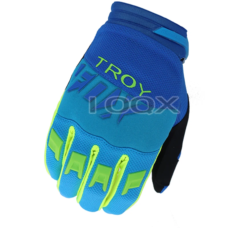 Troy Fox Motocross Motorbike Downhill MX MTB Dirt Bike Offroad Black Red Gloves Air Mesh Cycling Race Racing | Автомобили и