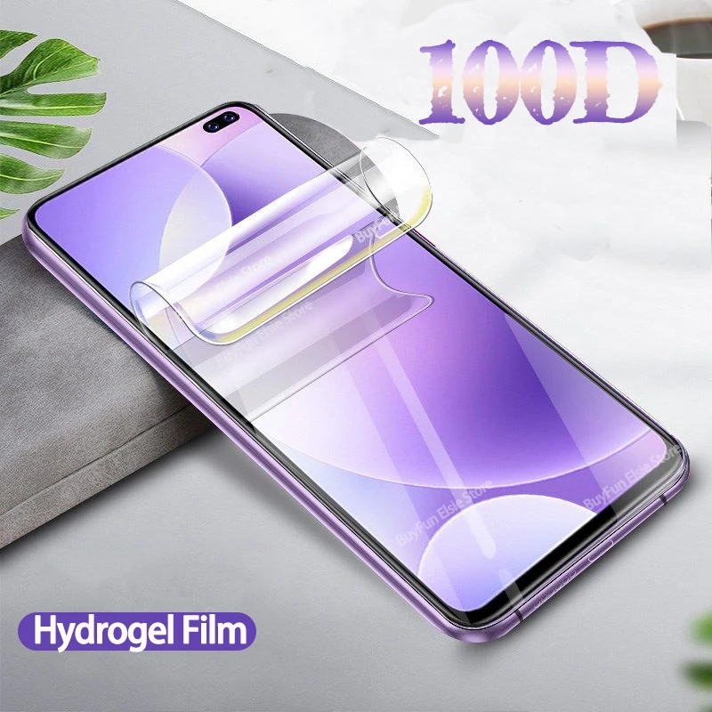 Гидрогелевая пленка для Xiaomi Redmi K30 Pro защита экрана с увеличением note 9 pro max 9pro 9s K 30