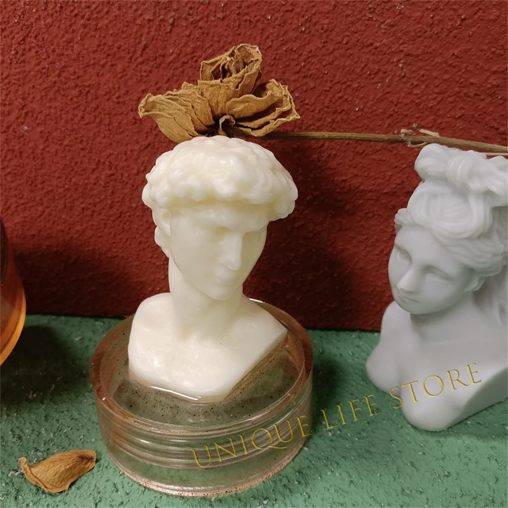 

Diy Venus Roman Column Candle Mold Art Candle Silicone Mold Fragrance Human Shaped Candle Making Wax Plaster Mould