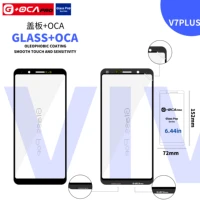 touch screen outer glass with oca glue for vivo y70s y73s v7 y75 v7 y79 v9 y85 v11 y97 screen panel lens