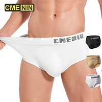 cmenin new underwear men brief mens briefs sexy fashion modal solid cueca soft underpants u convex pouch slip homme cm102