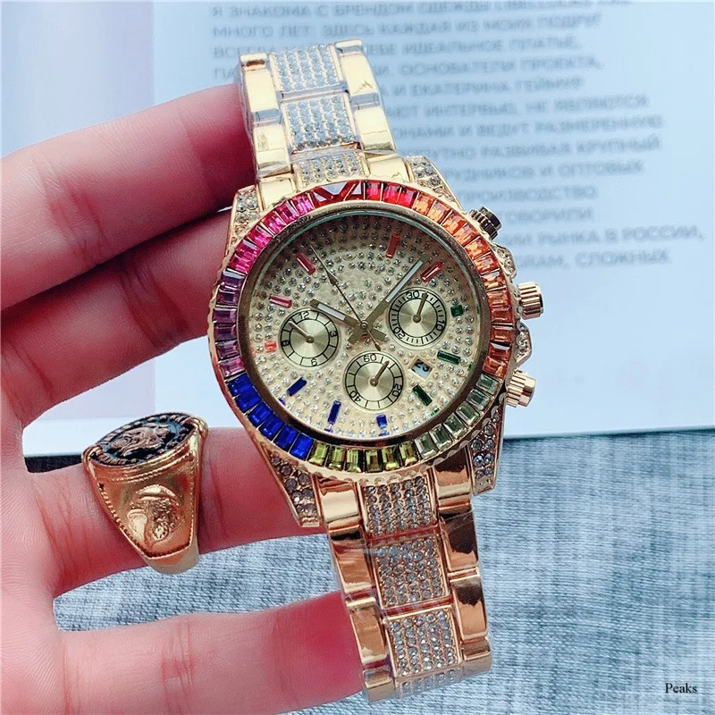 

2020 new watches men's and women's small three eyes are decorative