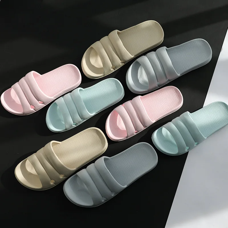 

2021 summer antibacterial slippers household bathroom bath slippers light and soft women's shoes adventure time claquette femme