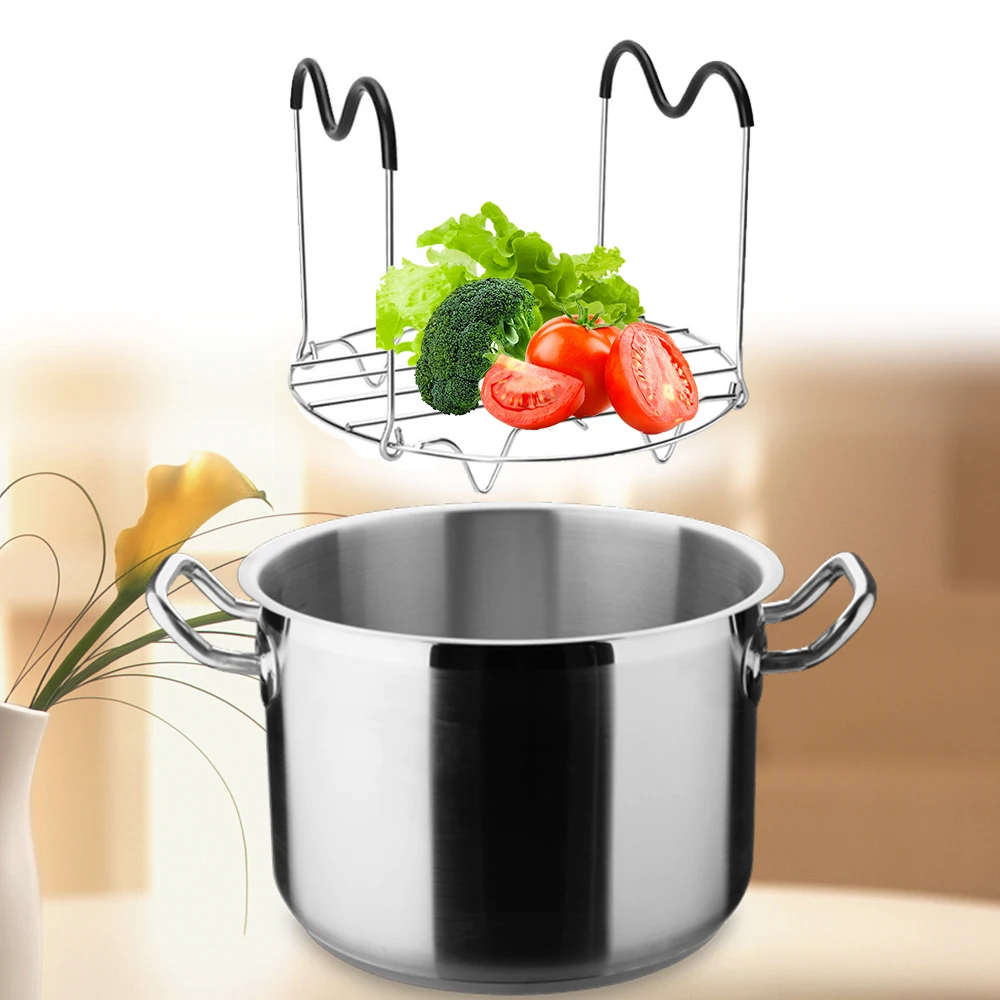 Instant Pot Trivet с ручками для 6 или 8 Quart аксессуары из нержавеющей стали скороварка