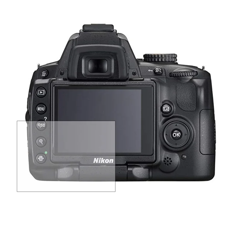 Защитное покрытие из закаленного стекла для Nikon D5000 DSLR камеры ЖК экран Защитная
