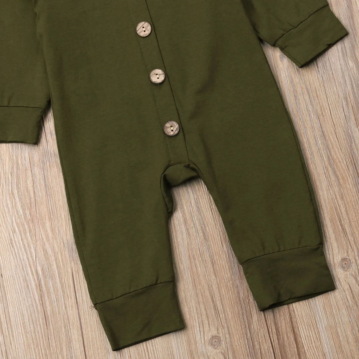 Комбинезон Pudcoco для мальчиков и девочек хлопковый комбинезон с капюшоном длинным