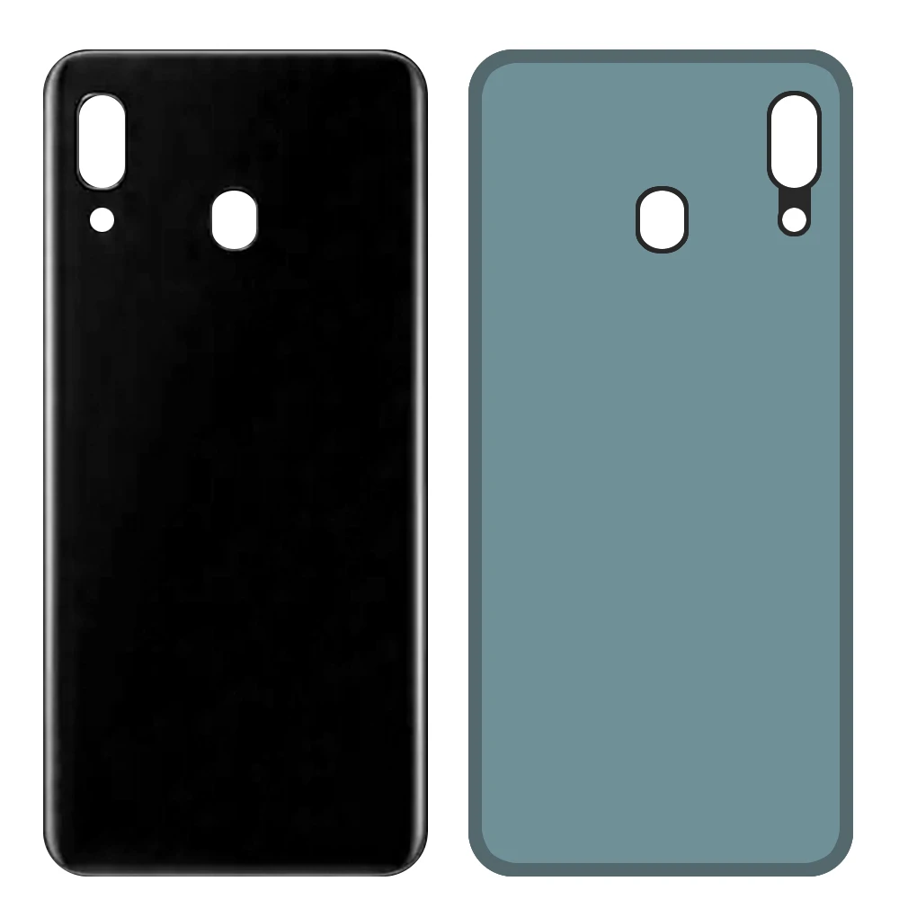 Задняя крышка батарейного отсека для Samsung Galaxy A20 A205 A205F задняя сменная панель |