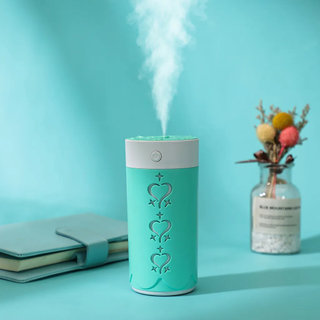 Миниатюрный увлажнитель воздуха USB аромадиффузор с изменясветодиодный ным