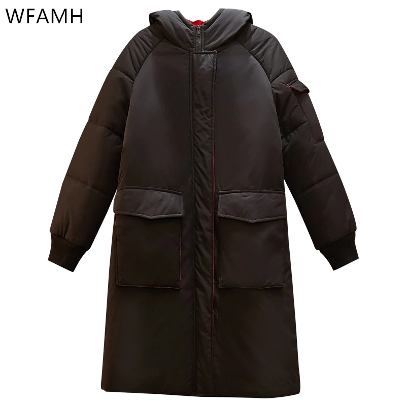 

Oversized Warm Women's Cotton Coat Loose Autumn And Winter 260 Kg 300 Fat Sister Fashion Thick Hooded Jacket Zipper Solid