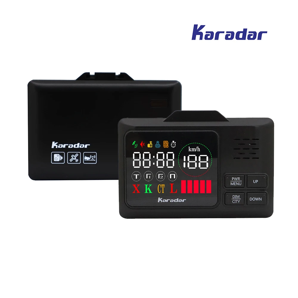 KARADAR GPS комбинированный радар-детектор G-860STR антирадар автомобильный радар-детектор Лазерный Радар-детектор Голосовая стрелка автомобильный детектор