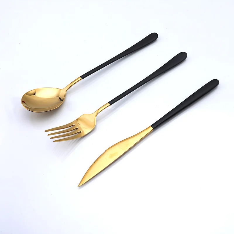 304 корейский Ресторан из нержавеющей стали столовые приборы в западном стиле